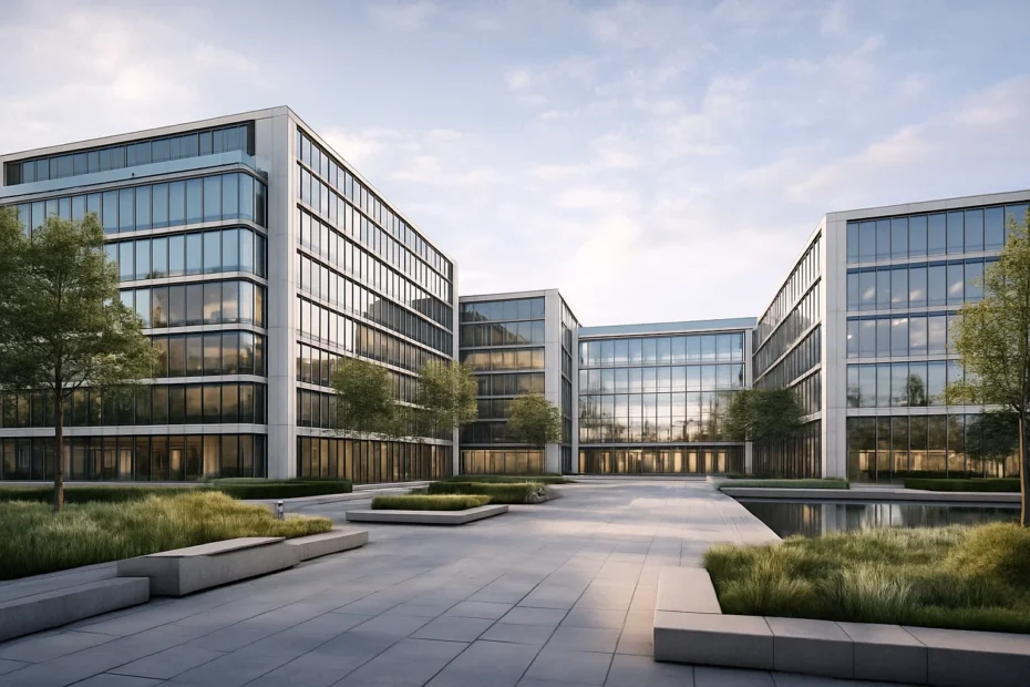 Financiële planning voor kleine bedrijven bij commerciële huur 1 | kantoor-in-bedrijfsverzamelgebouw.nl Modern bedrijfsverzamelgebouw met flexibele kantoorruimtes.